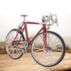 1:10 Mini Dollhouse Bicycle Alloy Miniature Simulated Bike Vehicle Model Toy AccessoryRed