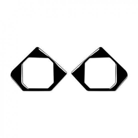 For Toyota Tacoma 2016-2023 Bright Black Steering Wheel Button Cover Trim 2pcs