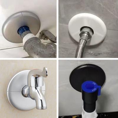 Nützlicher Wandflansch Chrom Wasserhahn Zubehör Rohr Wandabdeckungen Wasserhahn Dekorabdeckung Wasserhahn Dekoration