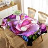 Roses Rectangular Tablecloth Roses Simple Romantic Style Valentine's Day for Dining Room Wedding Banquet Party Living Room Decor