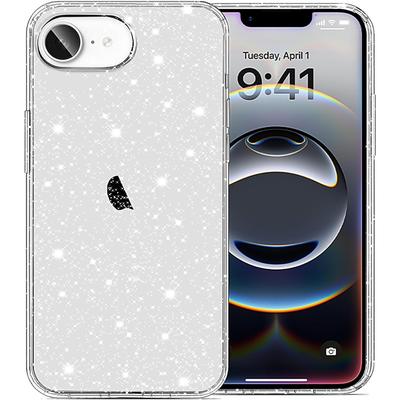 Przezroczyste Etui z Brokatem Dla iPhone 16E 16 E 15 Pro Max 14 Plus 13 Mini 12 11 X XS XR SE 2022 2020 7 8 6 6S Błyszczące Sparkle Urocze Damskie Męskie Pokrowiec Akcesoria