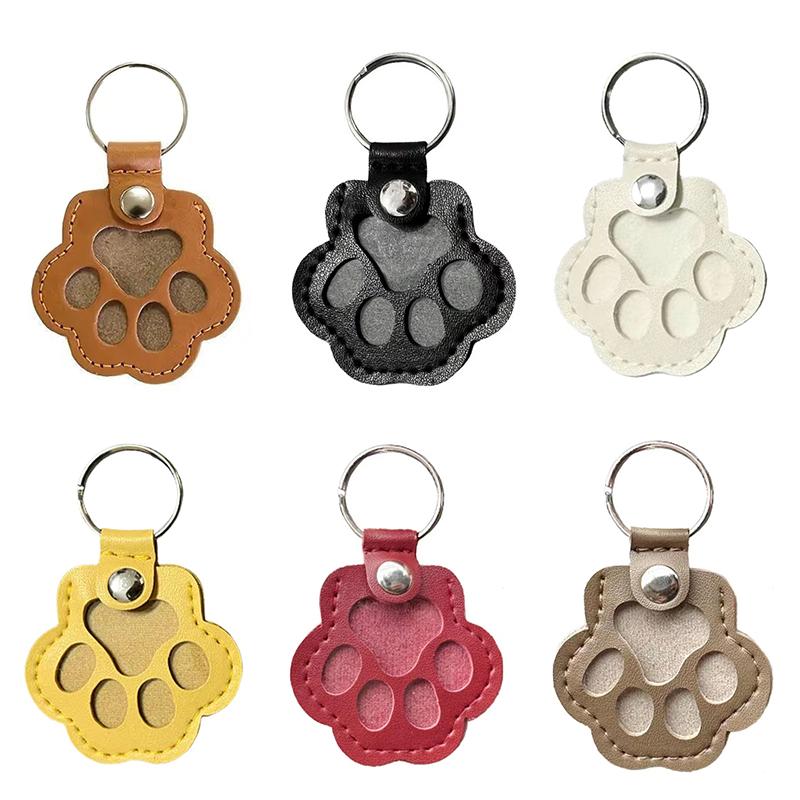 1PC Wear-resistant Bag Unique Hollow Shape Pet Collars Pet Hair Keychain Car Keys Pet Hair Convenient Companionship Durable