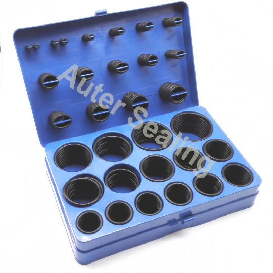 JIS B2401 Rubber O-ring Kit, 30 Sizes 382 pcs Oring Box NBR70 o ring seal rubber parts standard industrial ring Assortment
