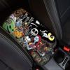 Eaby Butterfly Leopard Print Personality, Car Polyester Armrest Cover, Car Armrest Box Armrest Pad