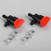 A64P-10Pc 90Degree Fuel Cut-Off Shut-Off Valve 1/4In Gas Line Clamps For Briggs & Stratton 698181,494769 Tecumseh 35857,32961