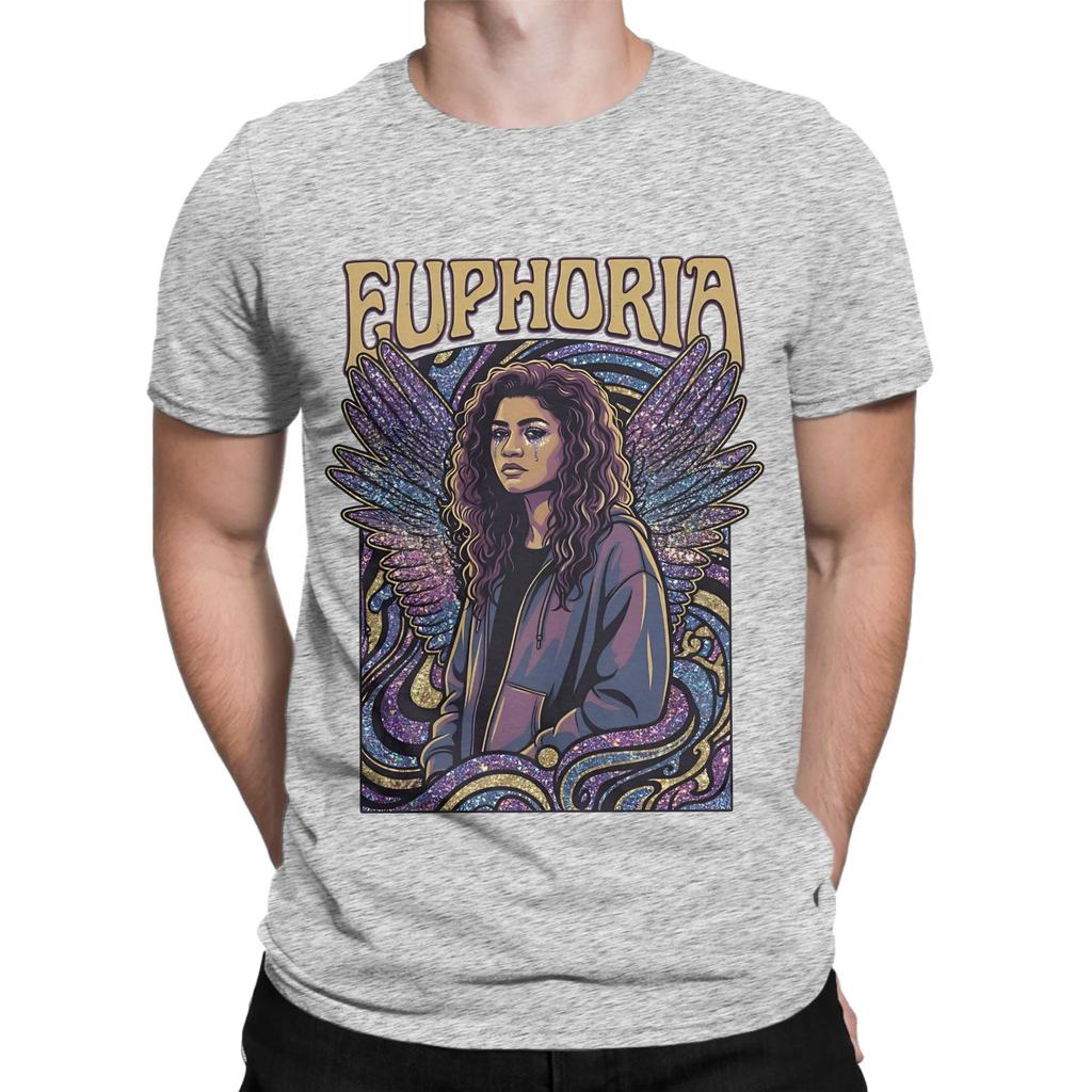 eEuphoria Rue and Glitter Wings Funny 100 Cotton TShirt eEuphoria Tees Tops For Unisex