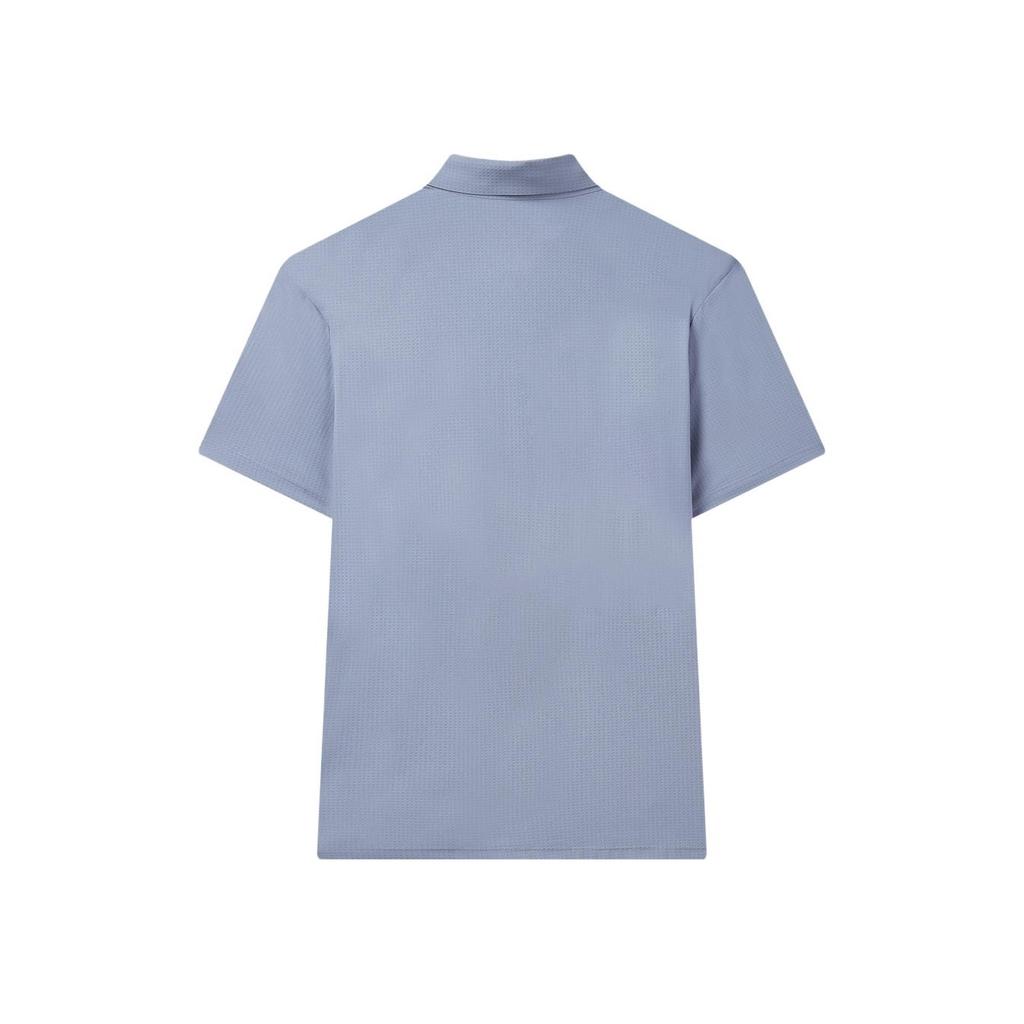 New FILA Polo Shirt Men's Dark Stone Blue F11M327107FBU