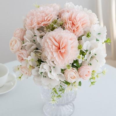 Seidenblumen, künstliche Vasendekorationen, Foto-Requisiten, künstliche Rosen, DIY-Design, Brautstrauß, Hochzeitszeremonie