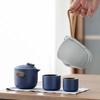 Portable Ceramic Gongfu Travel Tea Set