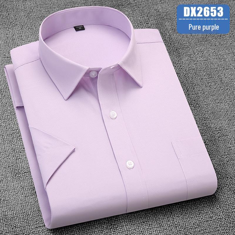 Men s Short-Sleeve Plus Size Casual Japanese Style Workwear with Embroidered Logo Size 45