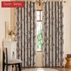 1 szt. Zasłony zaciemniające serii Nuan 100% Styl wiejski amerykański Zasłony z nadrukiem roślinnym do sypialni salonu okna balkonowego do dekoracji domu