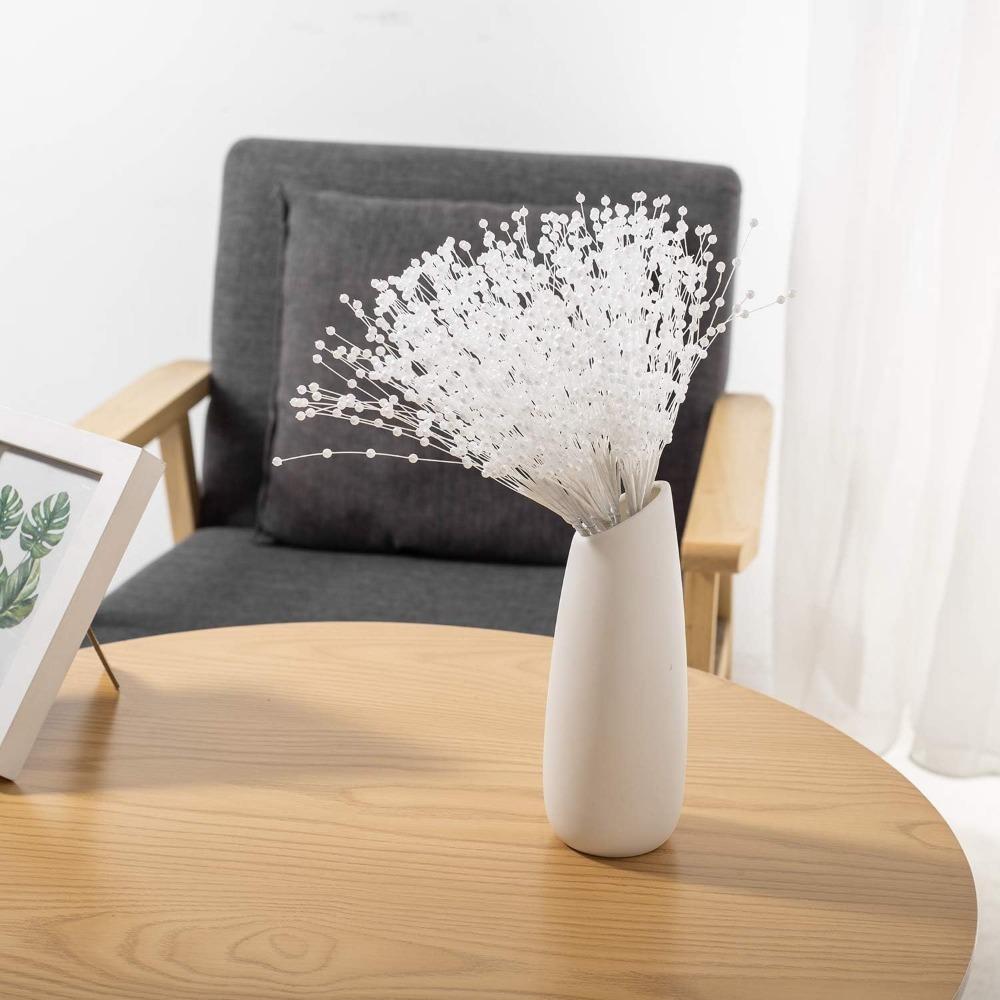 10Pcs/Bundle Bridal Wedding Pearl Bouquet Party Decoration Pearl String Bead Wreath Party Photography Prop Decor DIY Accessories