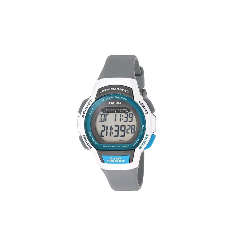 

CASIO Series YOUTH Series-Disc Digital Display Waterproof and Shockproof New Movement Quartz Resin Strap Women s Watch Gray Dial LWS-1000H-8A сірий колір