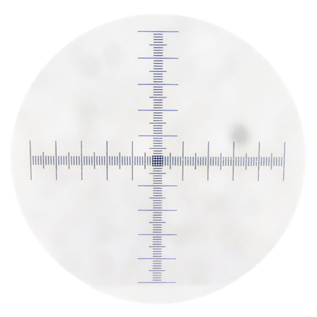 Multifunction 0.01mm Microscope Slides Calibrating Slide Ruler Electronic Eyepiece Microscope Camera Calibration Slide
