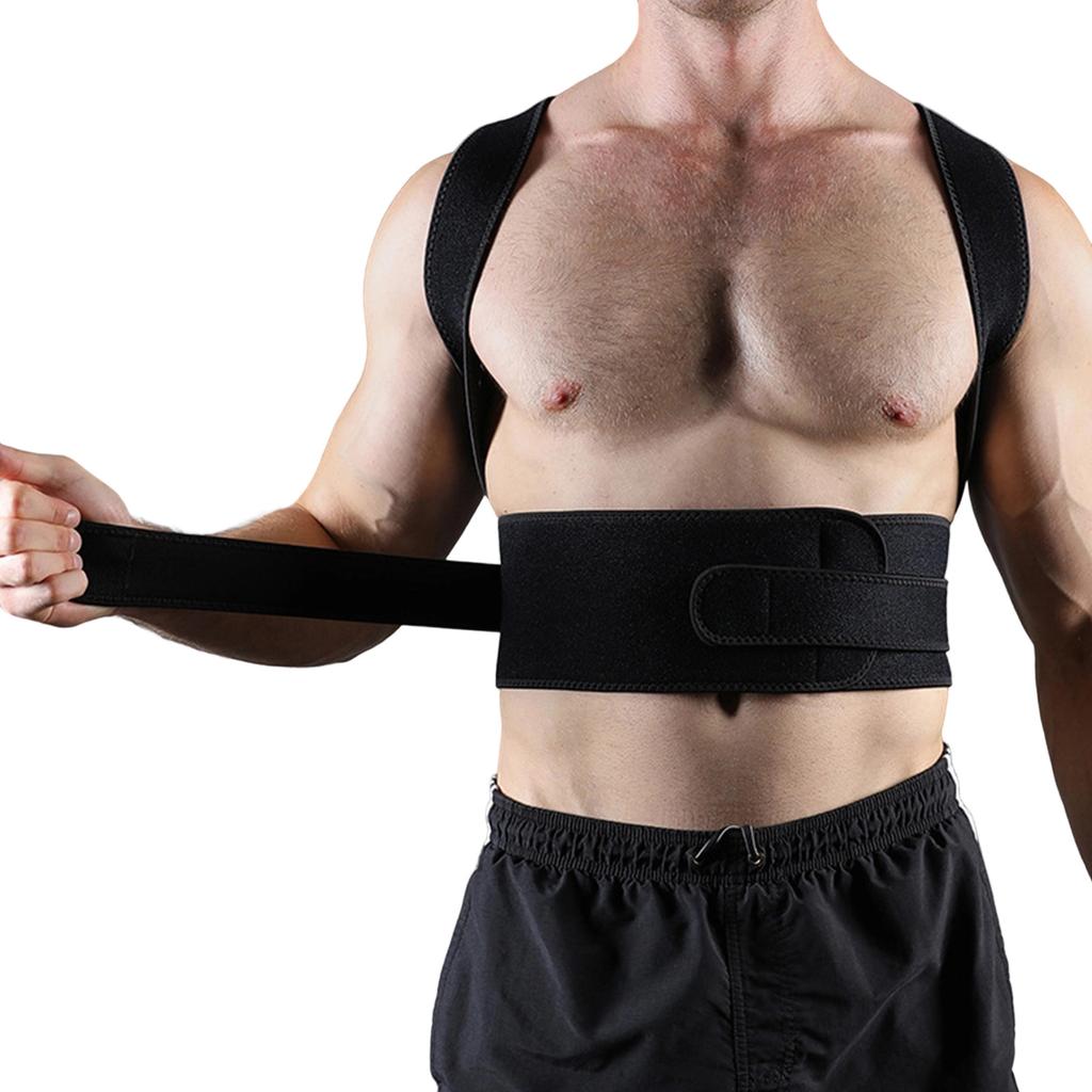 Breathable Adjustable Postures Corrector Back Support with Adjustable Straps for Customs Fit Comfort In Daily Routines