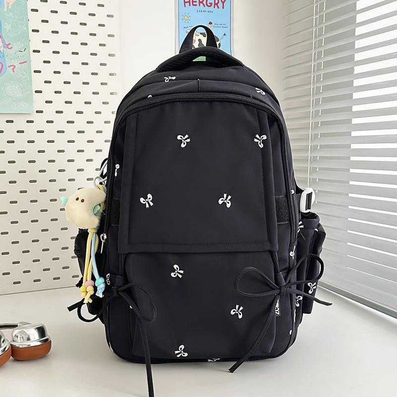 Versatile Backpack Female Japanese Ins High Value Backpack Junior High School Student Schoolbag Lightweight Large Capacity Backpack