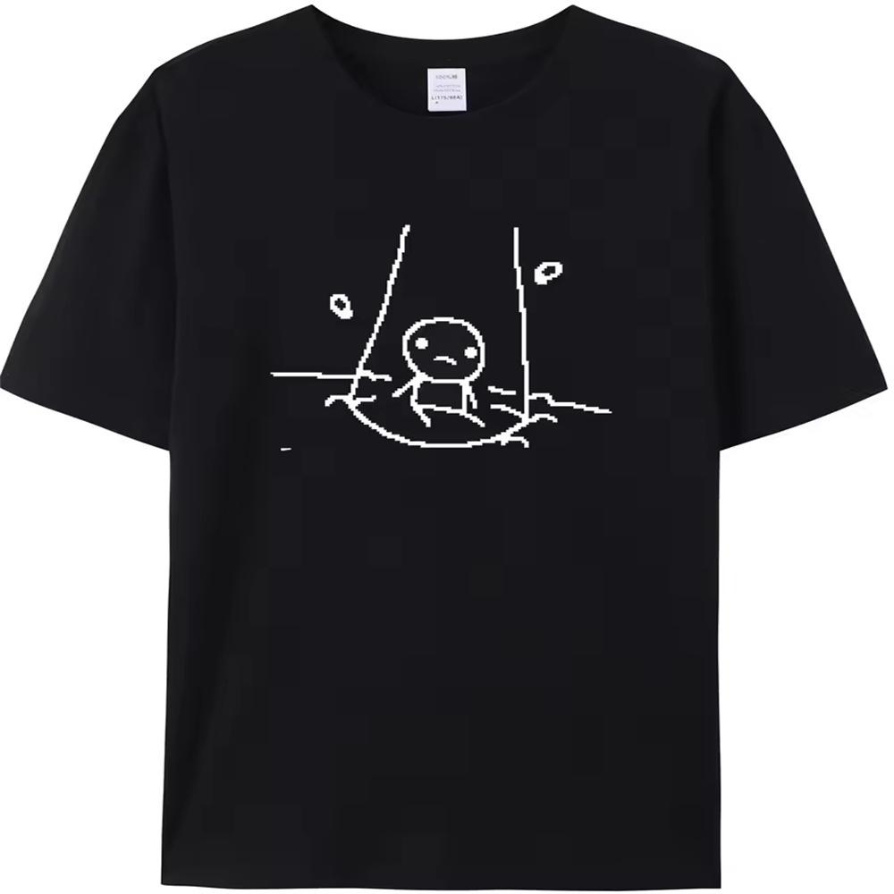 T-shirt The Binding Of Isaac Cotone Alta Qualità Adolescenti Donne Streetwear Gotico Traspirante Anni 2000 Gotico Universitario