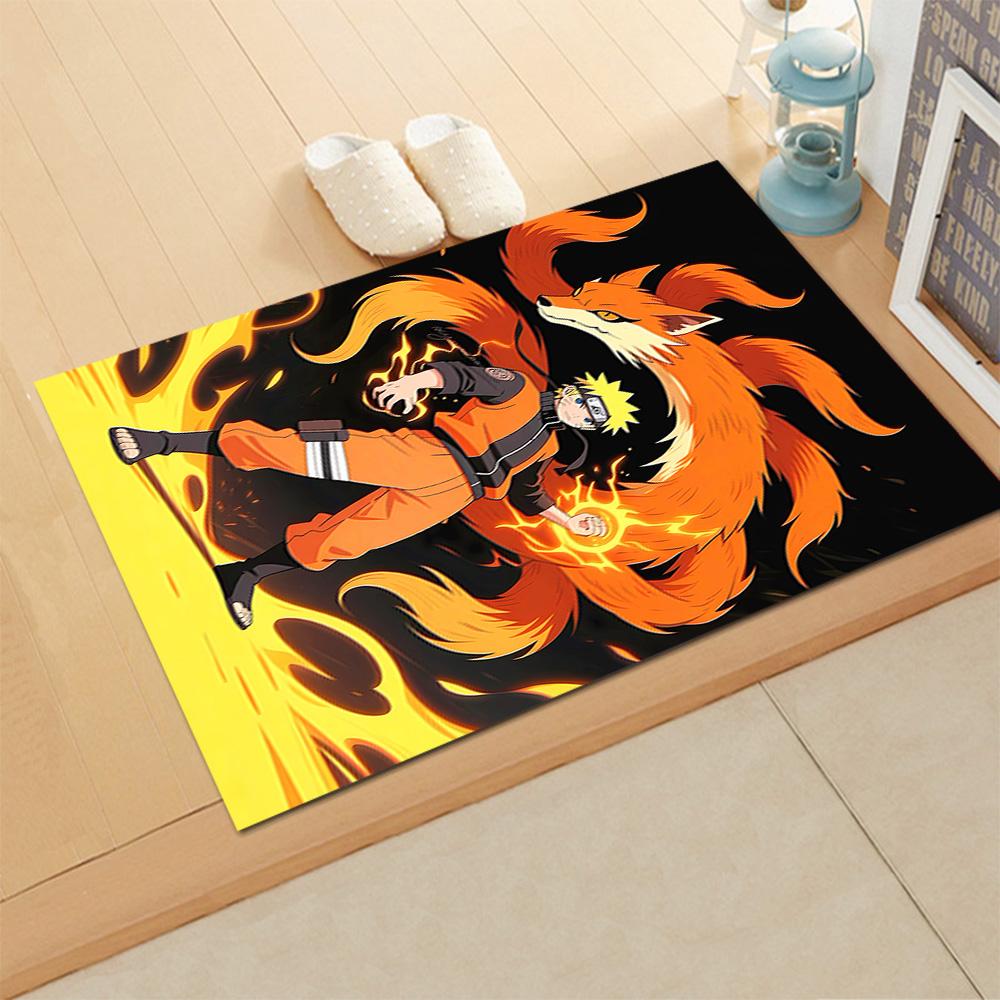 Naruto's Fire Mode for Living Room, Bedroom Rug, Study Room, Hallway Decoration, Perfect for Home Decoration or Holiday Gifts