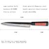 67 Layers Damascus Steel Kitchen Sashimi Knife Ebony Wood Handle Sushi Knife Slicing Chef Cooking Cutter Tools