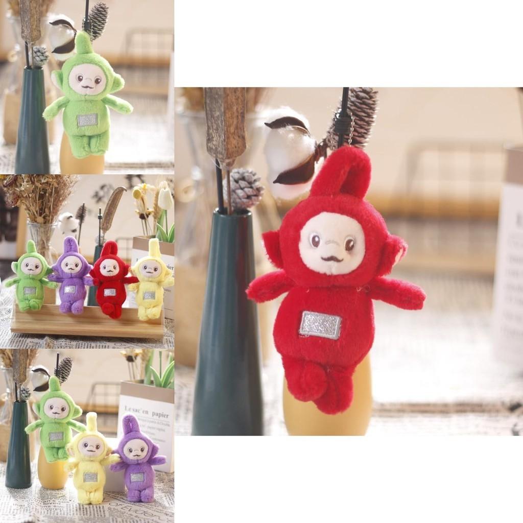 Adorable Llavero de Peluche Teletubbies Lindo Amuleto para Bolso de Muñeco de Animal Juguete Suave