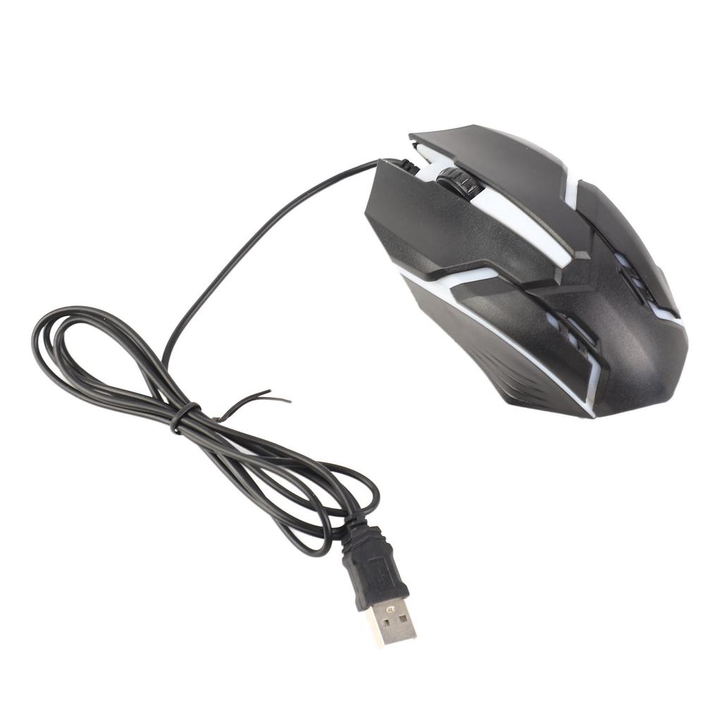 RGB Gaming Mouse 800 1200 DPI Sensitive USB Gaming Mouse Wired for Desktop Computers Laptops