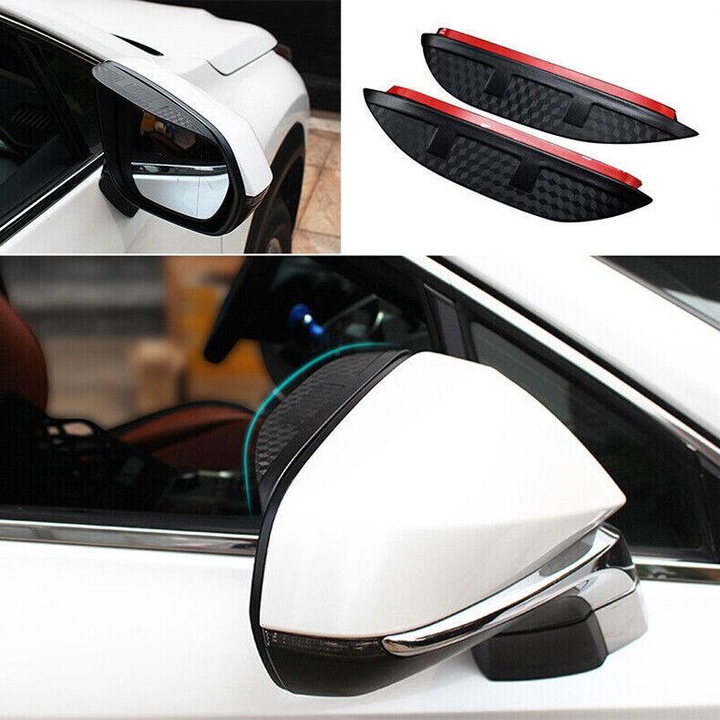 For Lexus NX 200t 300 2015-2021 Carbon Fiber Rear View Mirror Rain Eyebrow Trim