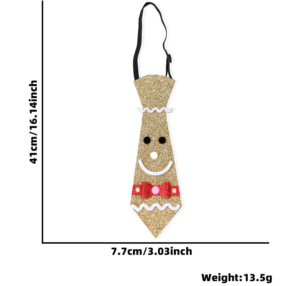 Felt Christmas Tie Ornaments - Snowman, Reindeer, Christmas Tree Décor