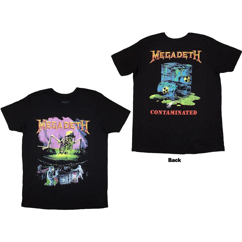 Megadeth T-Shirt: Contaminated (Back Print) OFFICIAL NEW XXL