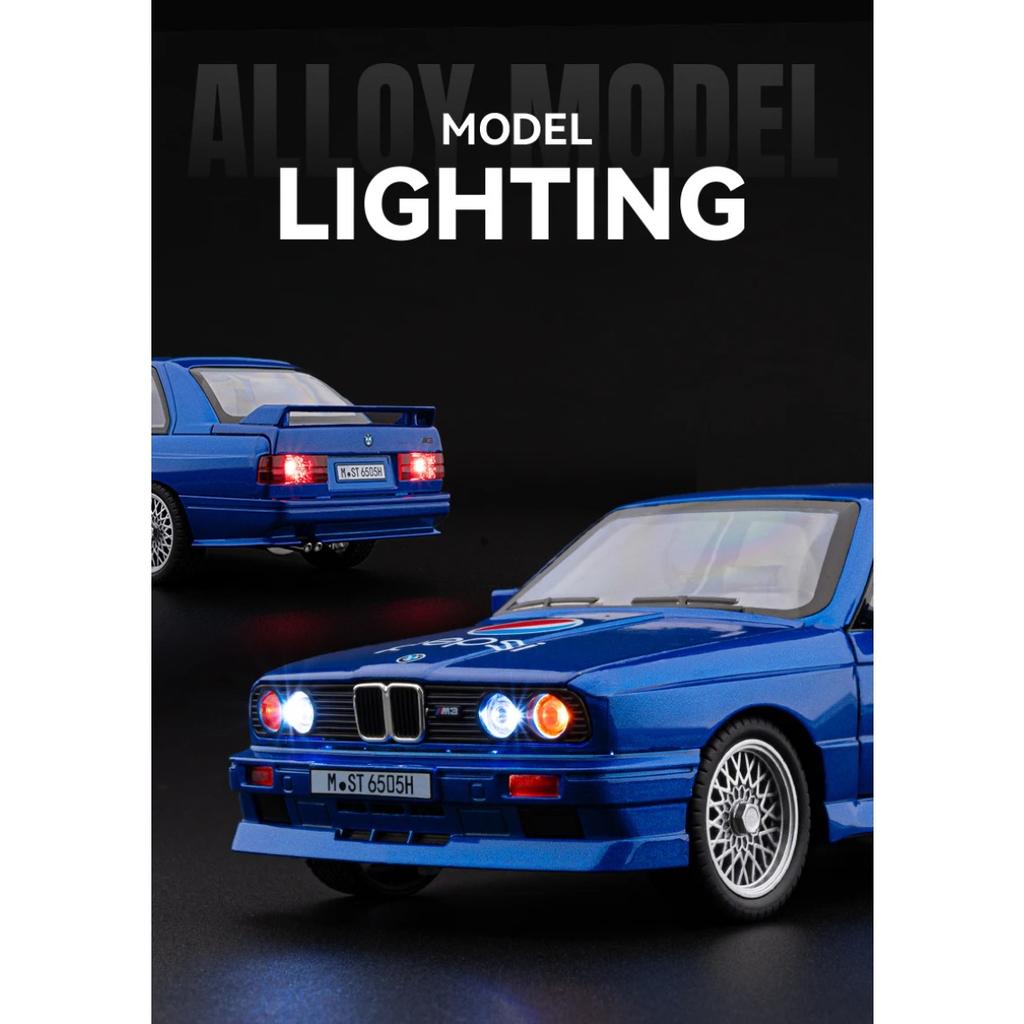 1/24 BMW M3 Coca Cola Supercoche Modelo Fundición Aleación Coche Coleccionables Hobby Miniauto Vehículo Alta Simulación Adorno Cumpleaños Niño
