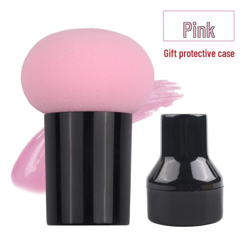 Mushroom Head Makeup Sponge: Versatile Dry & Wet Use Cushion for Foundation & Setting Powder