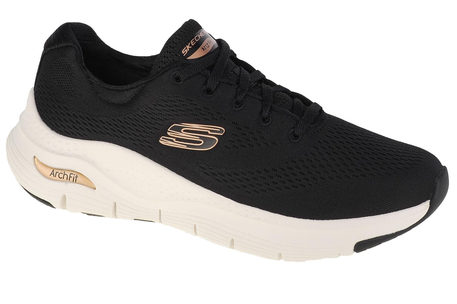 Skechers Arch Fit-Big Appeal, scarpe da ginnastica nere da donna 36 nero