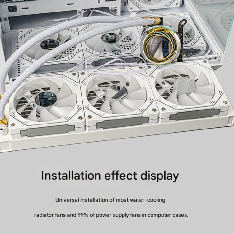 Reusable Computer Case Fan Long Screw Modified PC Cooling Fan Screw Stability Cooling Fan Mount Screw for PC Accessories