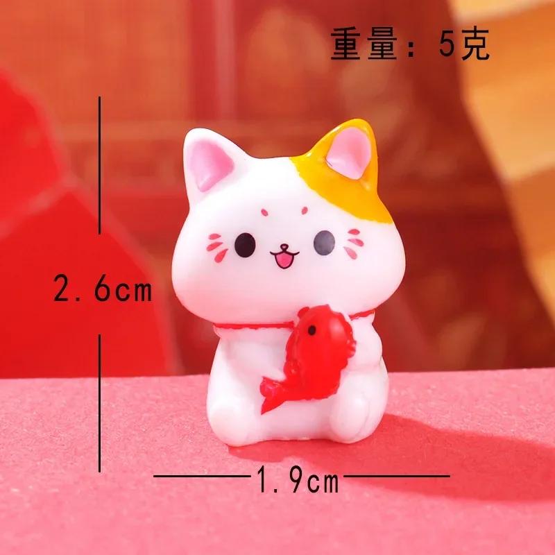 Reichtum Winkende Hand Katze Chinesische Glückskatze Cartoon Ornament Niedlich Winkender Arm Zuwinkende Glückskatze Für Home Office Dekoration