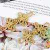 2 Stück Draht Chinesischer Cheongsam Knopf Libellenknoten Verschluss Verschlüsse DIY Bekleidung Nähzubehör Chinesischer Knotenknopf