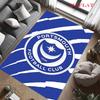 Portsmouth Logo Poster Carpet Rug for Living Room Bedroom Home Sofa Decoration,Kids Play Nonslip Floor Mat