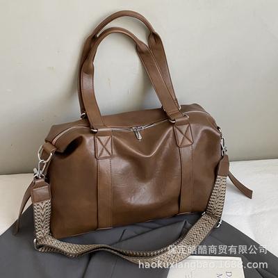 Retro Bag Women's Large Capacity 2025 New Autumn and Winter Versatile Simple Messenger Bag Casual Shoulder Commuter Tote Bag