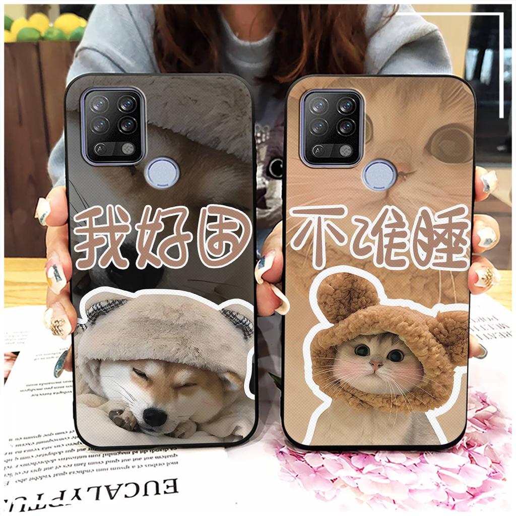 TPU Cute Phone Case For Tecno Pova/LD7 Full Wrap Graffiti Anti-knock Dirt-resistant Anti-dust Phone Pouch Cartoon Couple