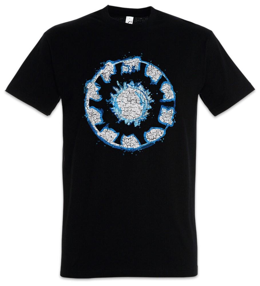 Iron Arc Reactor T-Shirt Symbol Tony Sign Logo Man Stark Symbol Industries