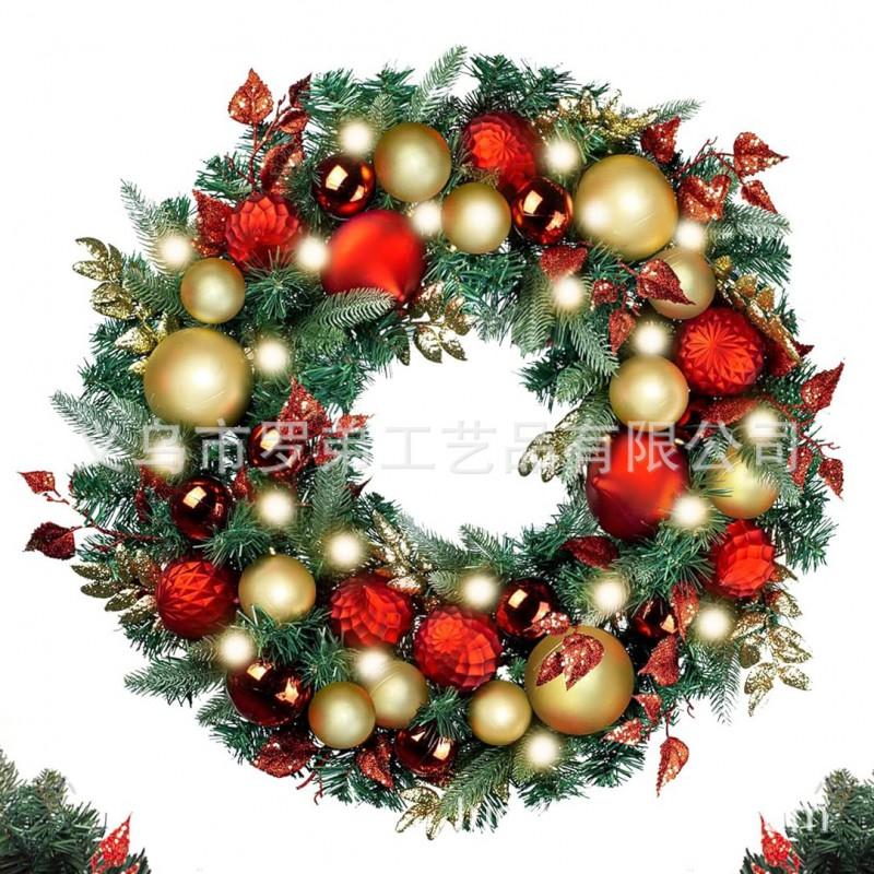 Christmas Wreath Door Hanging Decor Home Mall Window Party Festive Simulation Ornament