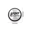 4Pcs 60mm/65mm SPORT Edition Logo Car Wheel Center Hub Caps Cover Decoration Accessories