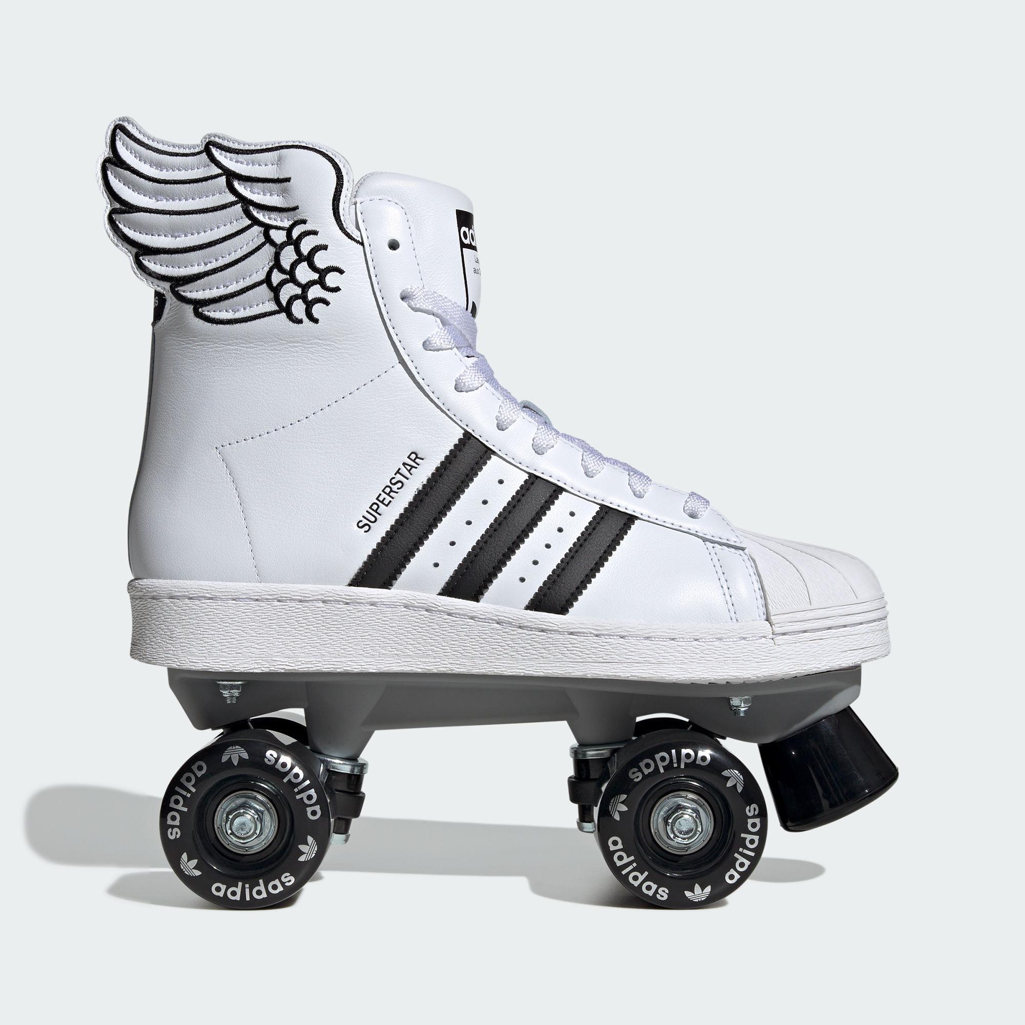adidas Superstar 82 Skate Jeremy Scott Крылья Белый Черный (Женский) 36.5