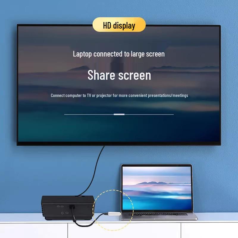 HDMI To VGA Adapter with Audio for Monitors and Projectors