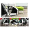 Silver ABS Chrome Rearview Mirror Rain Guard for Land Rover Fa - 1 Pair