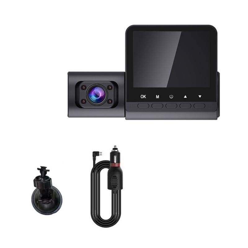 Mini DVR 3 Channel 2.4 Inches DashCam Car Full High-Definition Video Recorder Auto Registrator DashCam Camcorder Cameras