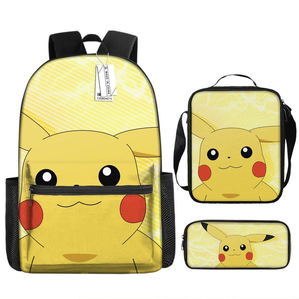 School Season Student Schoolbag Pokémon Pokémon Backpack Cartoon Satchel Pencil Case