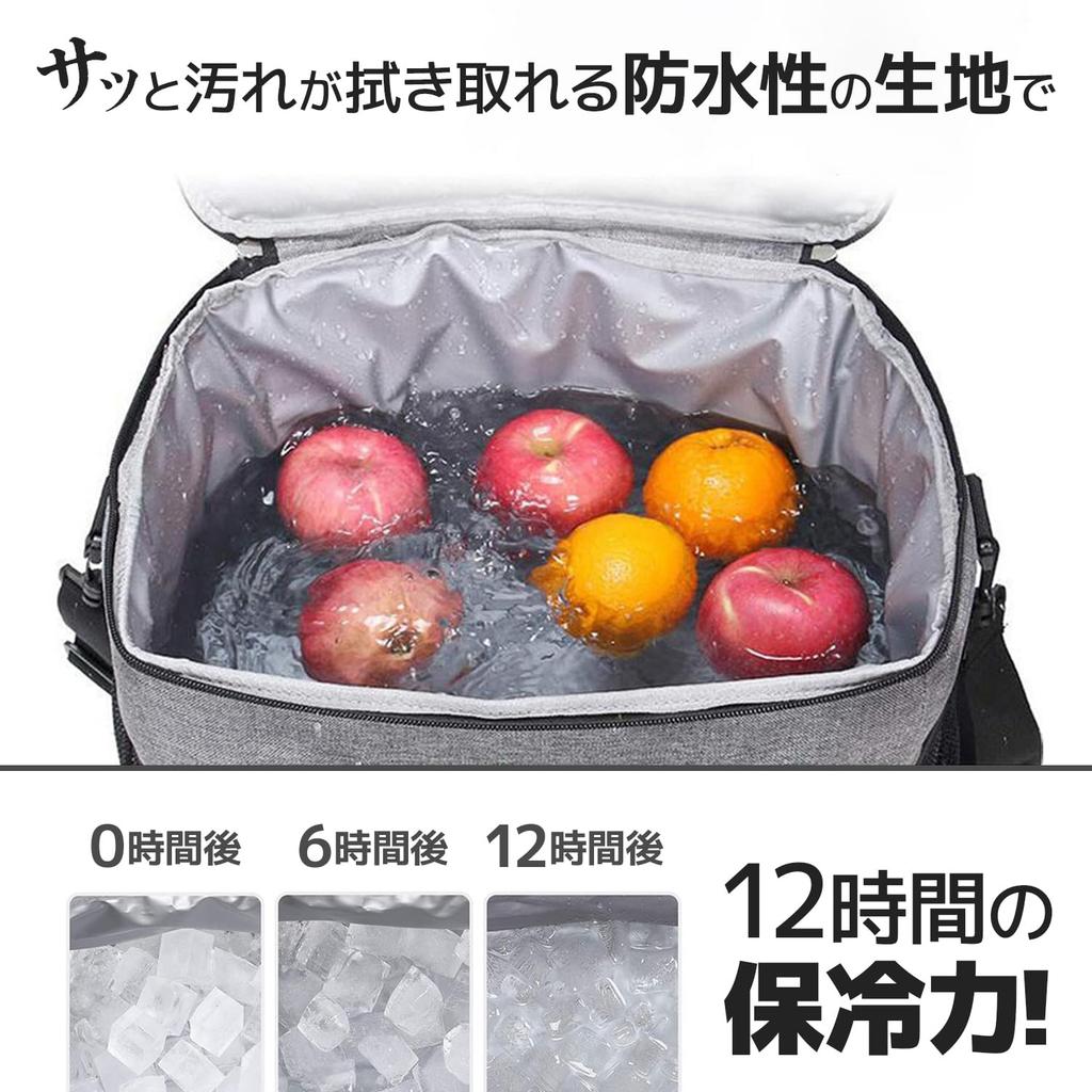Cooler Box 13L Large Capacity Foldable Cold and Warm House+design (Black, 15L)