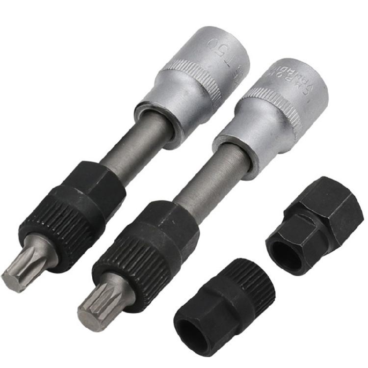Car Alternator Clutch Pulley Removal Generator Belt Pulley Disassembly Detachment Hand Tool Instrument Maintenance Work