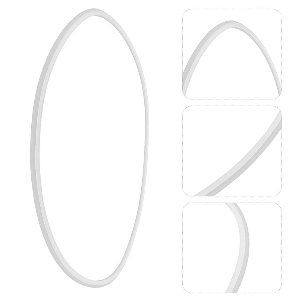 Bar Stool Rubber Base Ring White Stable Floor Protector Chair Leg Cover Non Slip Pad Replacement Part for Bar Restaurant Home