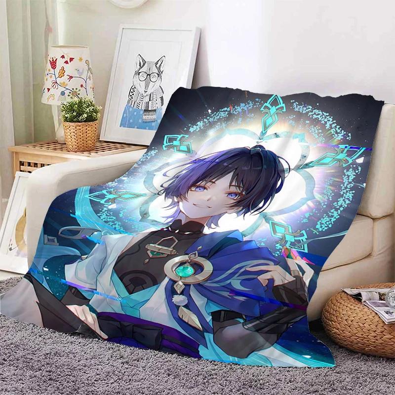 

Флисовое одеяло для дивана размера кинг-сайз Скарамуш Теплое для кровати Кемпинг На заказ Накидки для сна Пушистые мягкие одеяла для зимы Микрофибра Постельное белье 30x40in