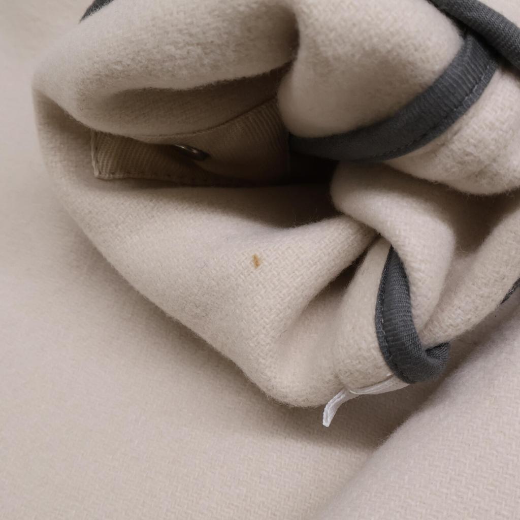 Uncrave COUVBW0502 Proof Melton Duffle Coat 0 whiteUsed